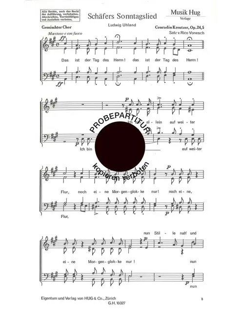 Schäfers Sonntagslied